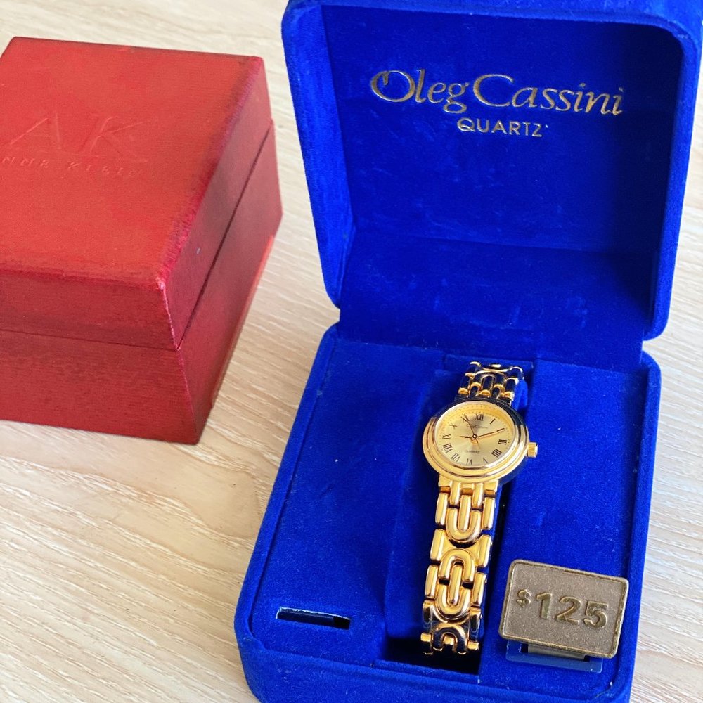Oleg Cassini Quartz Watch Gold
